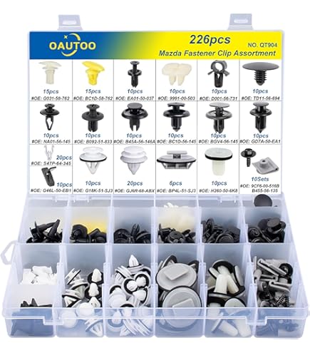Amazon.com: Rexka 30pcs Trim Panel Clip KD4568865 for Mazda 3 CX-3